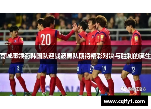 寄诚庸领衔韩国队迎战波黑队期待精彩对决与胜利的诞生